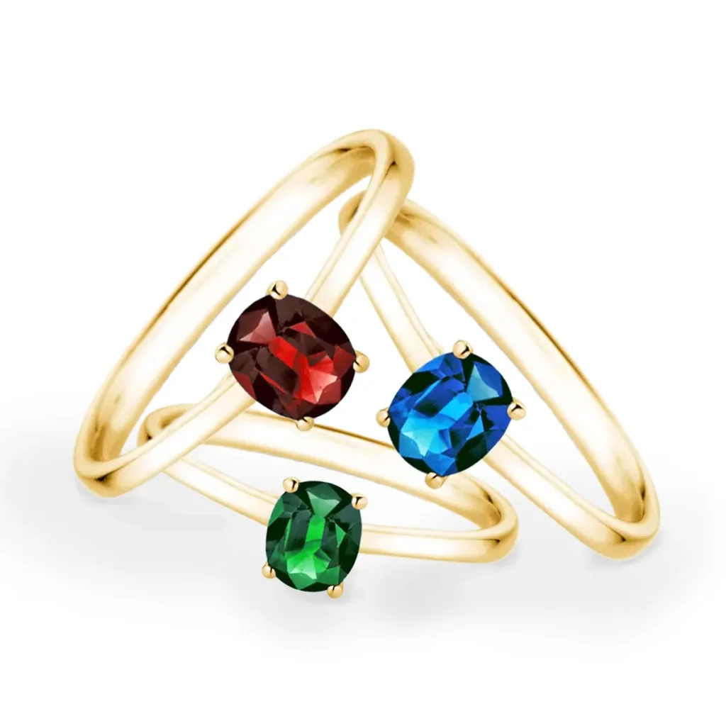 Verlobungsringe Farbstein